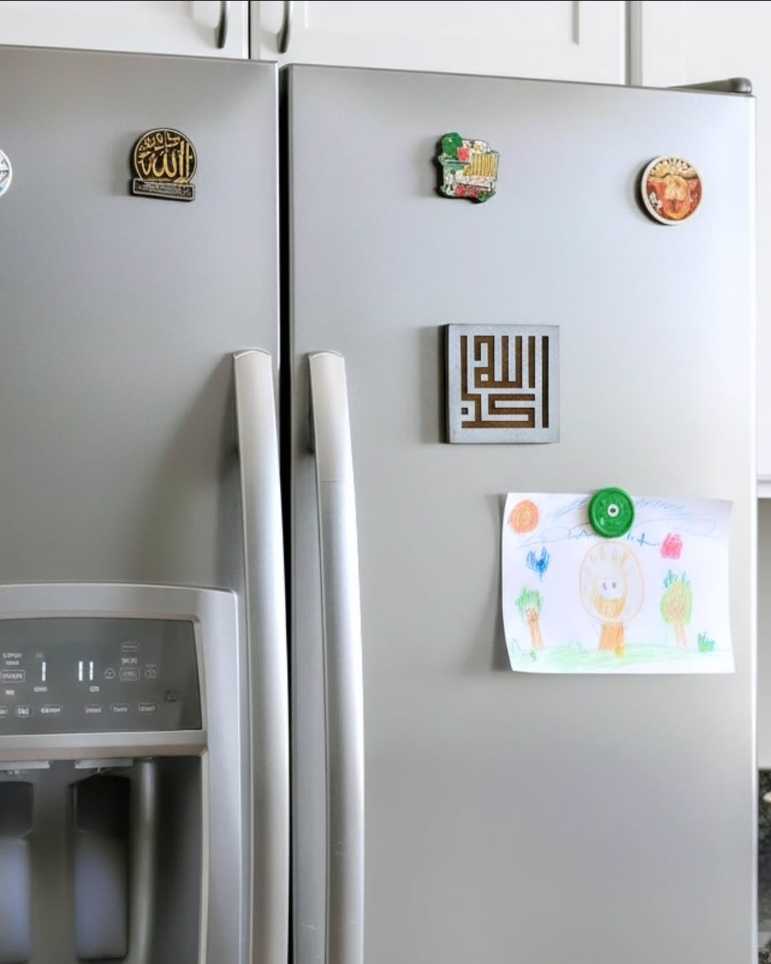 Allahu Akbar (square kufic)