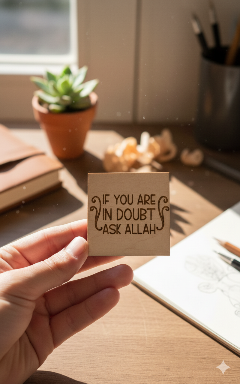 Magnet: If you are in doubt ask Allah