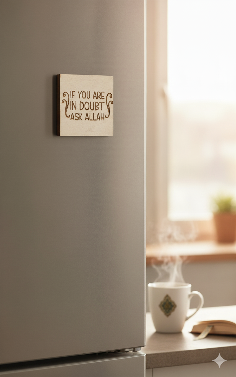 Magnet: If you are in doubt ask Allah